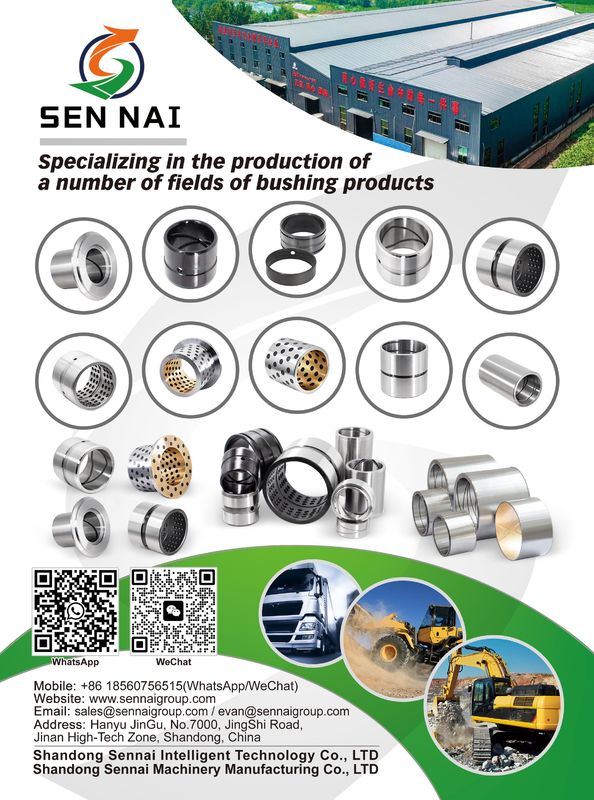 Quenched Excavator Bushes Heavy Duty Bushing ISO14001 Certified